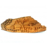 Wooden Handicrafts Village Wall Art